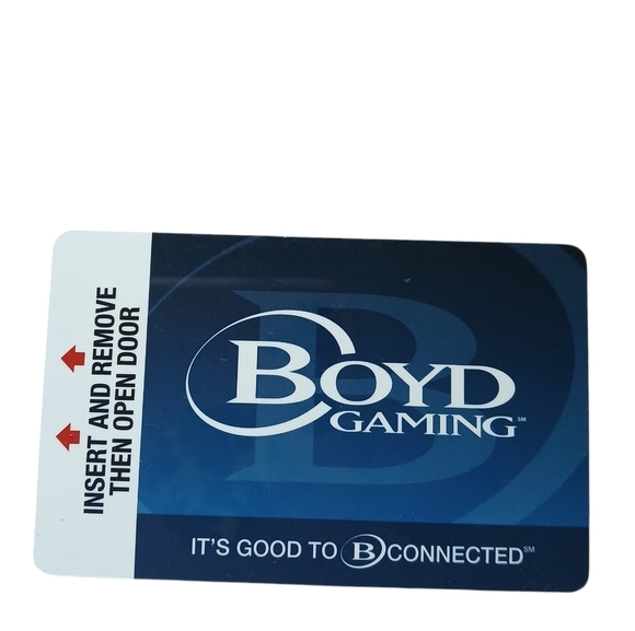 Blue and White Casino Loyalty Card for Gaming Rewards Boyd Gaming California - Picture 1 of 6